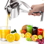 Manual Juice Squeezer Aluminum Alloy Hand Pressure Juicer