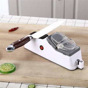 Electric Knife Sharpener Multifunctional USB Charging Automatic Knife Sharpener Grinding Machine Kitchen Knife Grindstone Tool